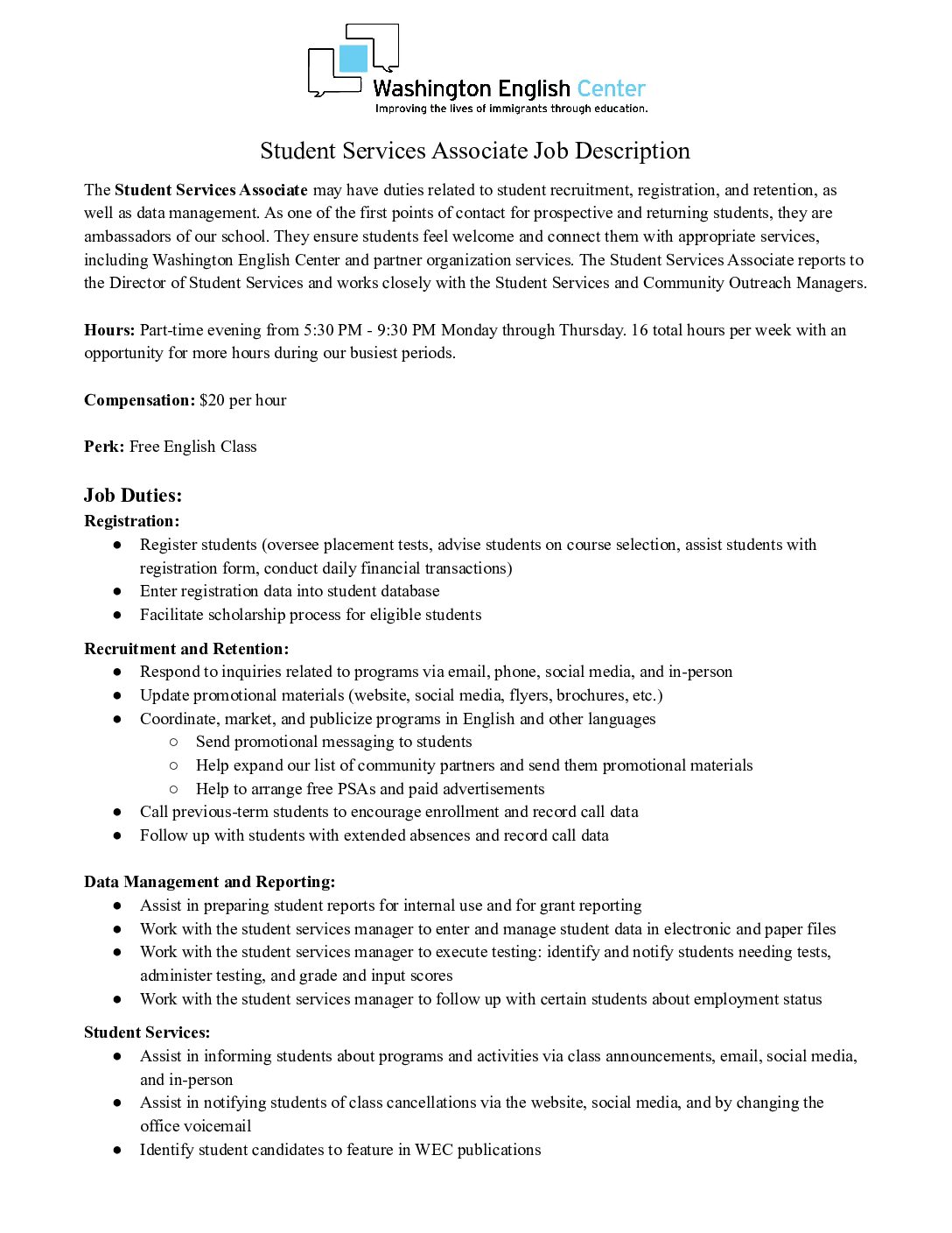 student-services-associate-job-description-washington-english-center